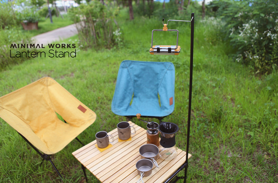 MINIMAL WORKS (ミニマルワークス)MOCHA ROLL TABLE LANTERN STAND