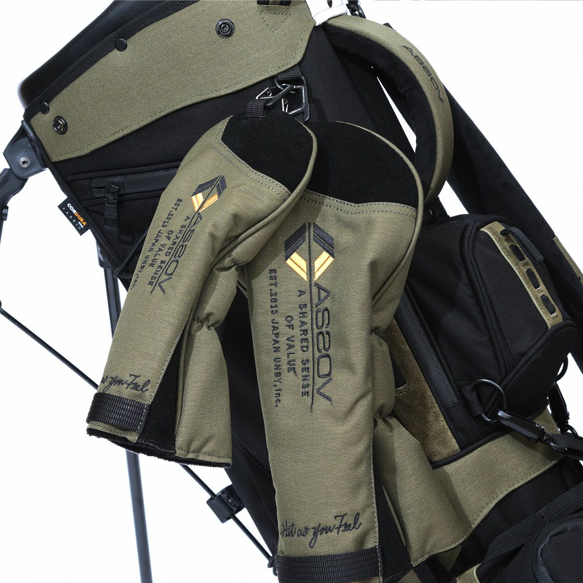 AS2OV アッソブ CORDURA FINE TEX CADDY BAG GOLF SERIES キャディー