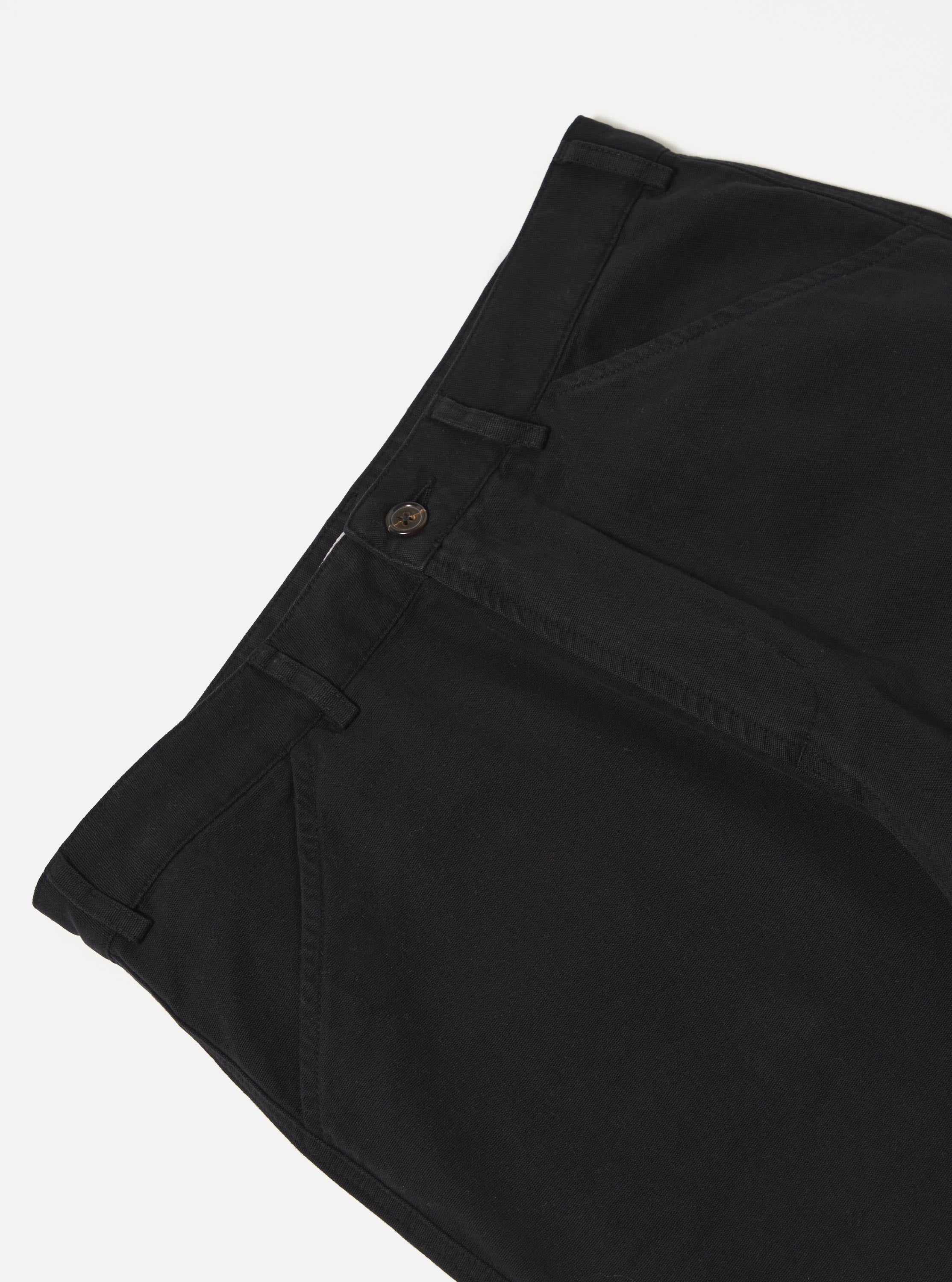 Men's Black Canvas Utility Pant – Universal Works