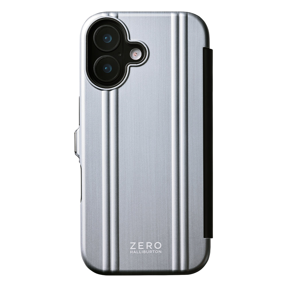ZERO HALLIBURTON Hybrid Shockproof Flip Case (Matte Silver) – UNiCASE