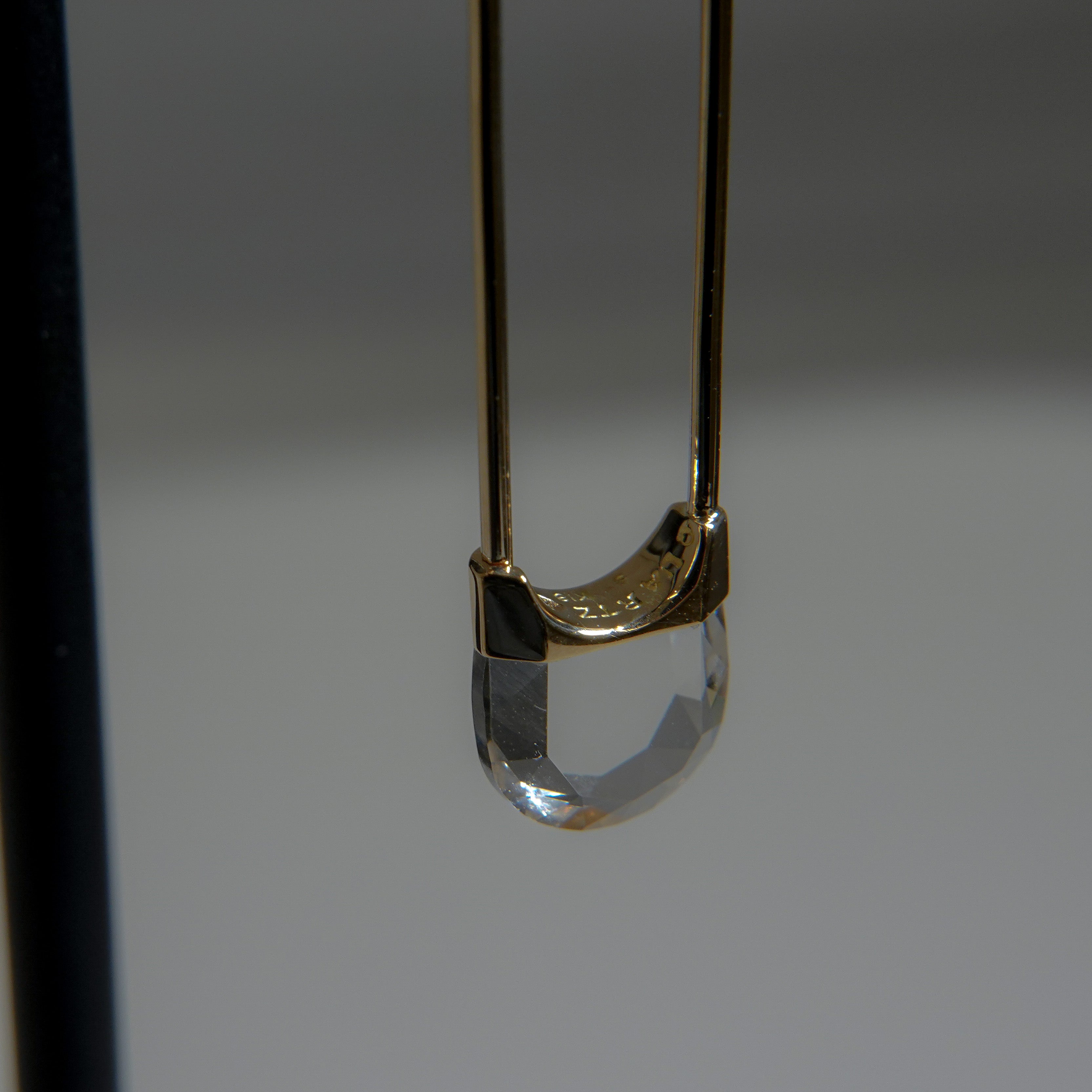 Drop Quartz Pierced Earring Oval S – unigem