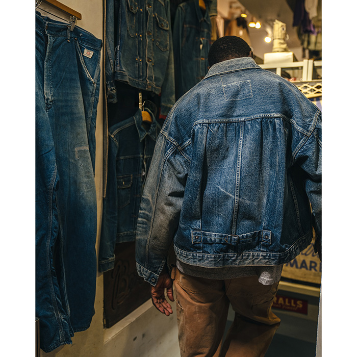 SAINT Mxxxxxx × BerBerJin DENIM JACKET DAMAGE SM-HR8-0000-C39