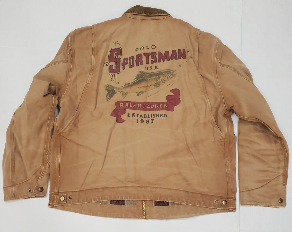 Nwt Polo Ralph Lauren Khaki Sportsman Canvas Jacket | Unique Style