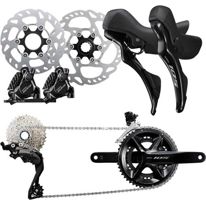 SHIMANO 105 Hydraulic Disc GROUPSET (R7120 SERIES (12-Speed