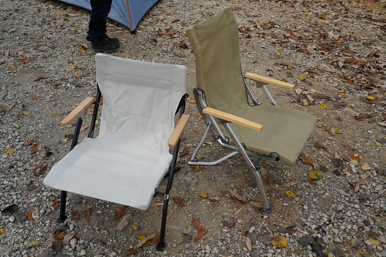 スノーピークの2つのローチェア 「30」と「ショート」を比較レビュー