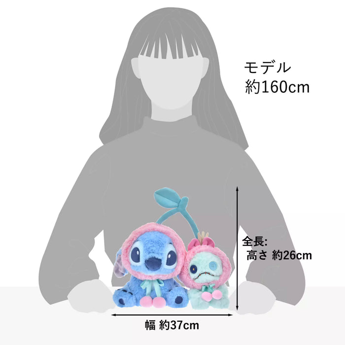 JDS - 2026 GLOSSY Fruits Collection x Stitch & Scrump Plush Toy