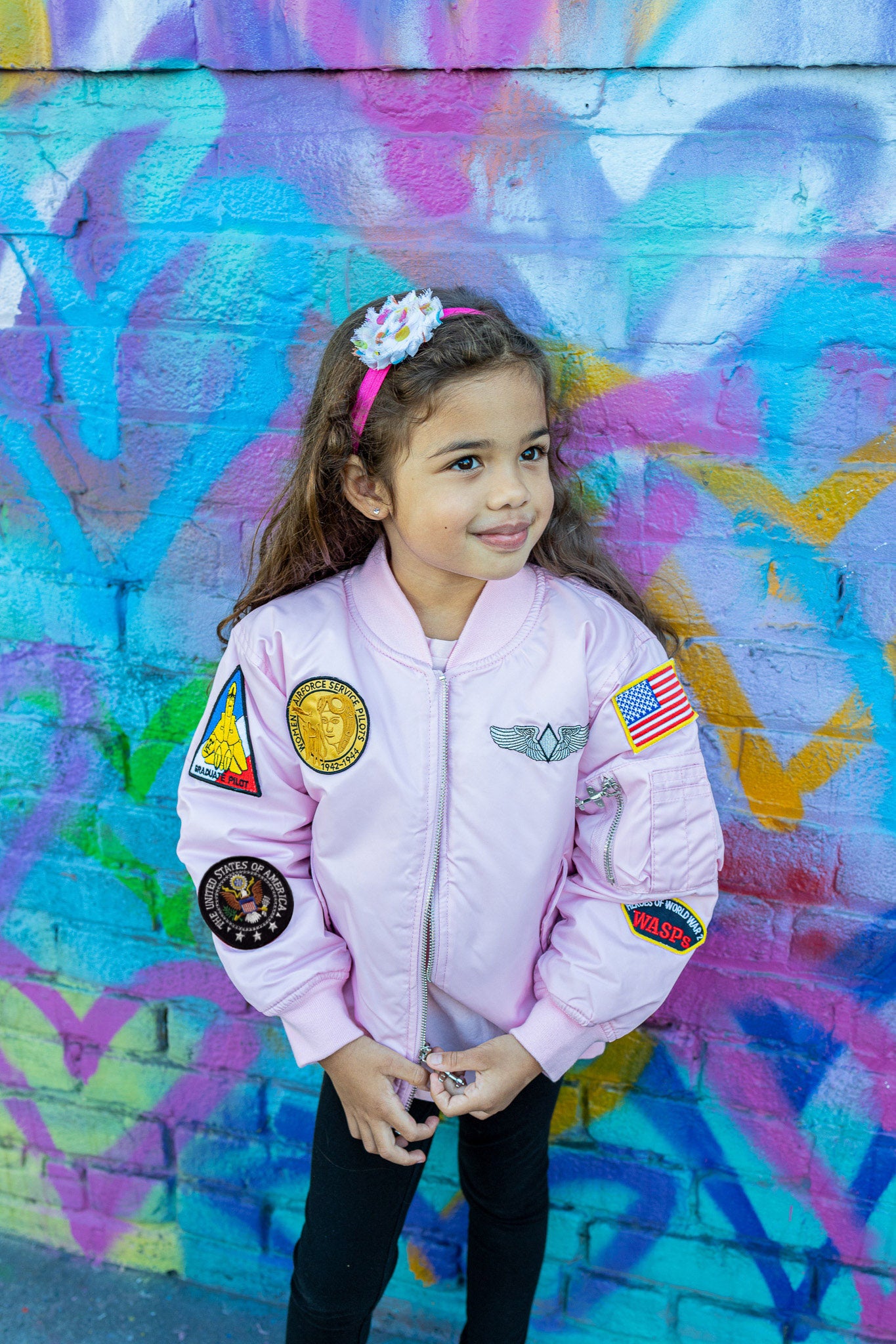 MA-1 Flight Jacket – Pink – Up and Away