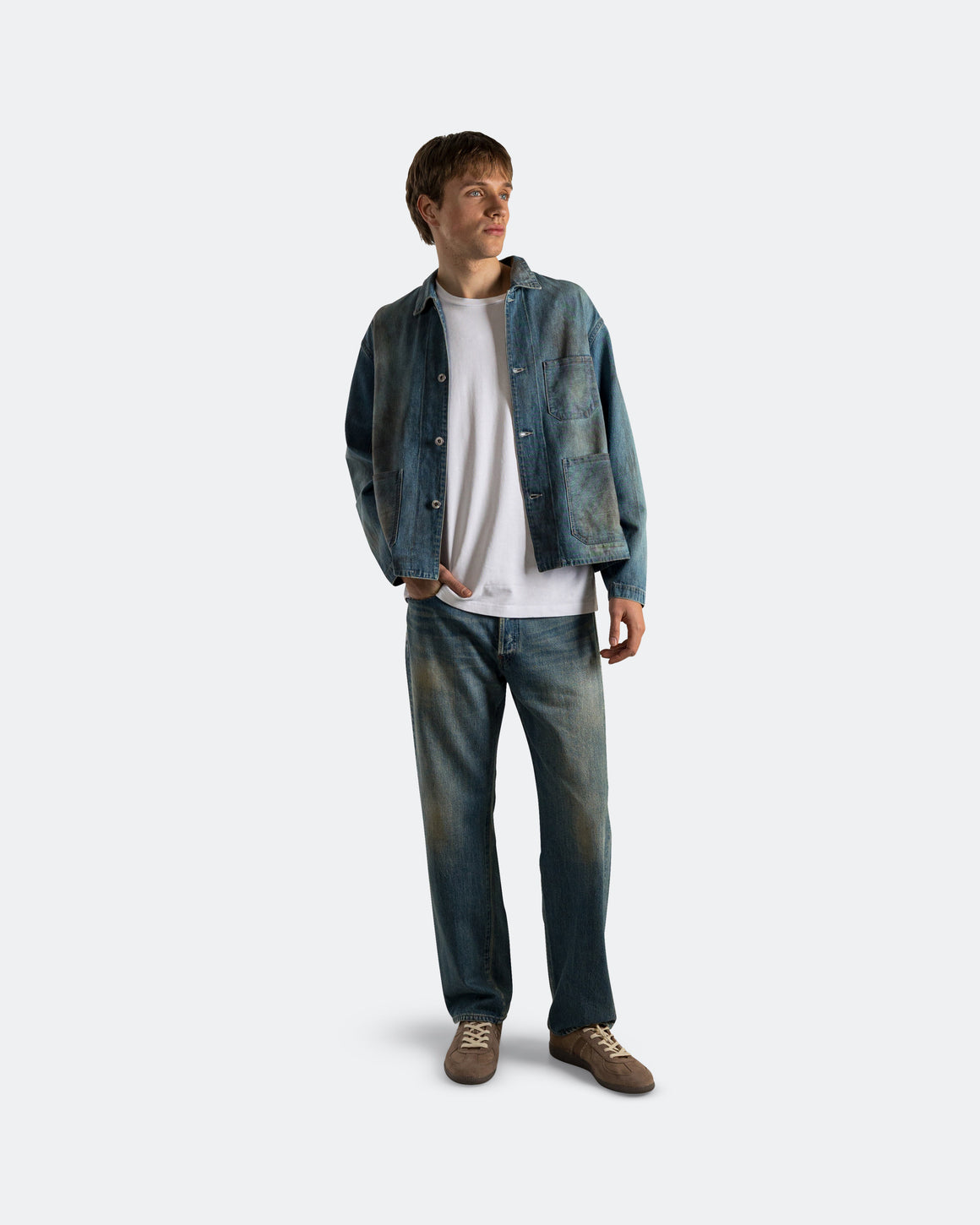 A.PRESSE - No.2 Washed Denim Pants - Indigo | UP THERE