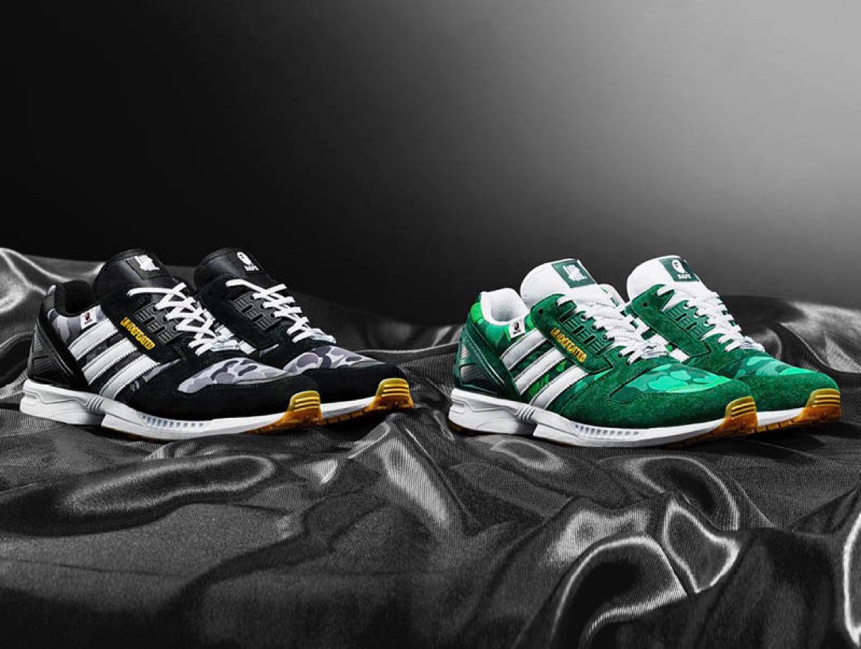 BAPE®︎ × UNDEFEATED × adidas】ZX 8000 & コラボコレクションが国内