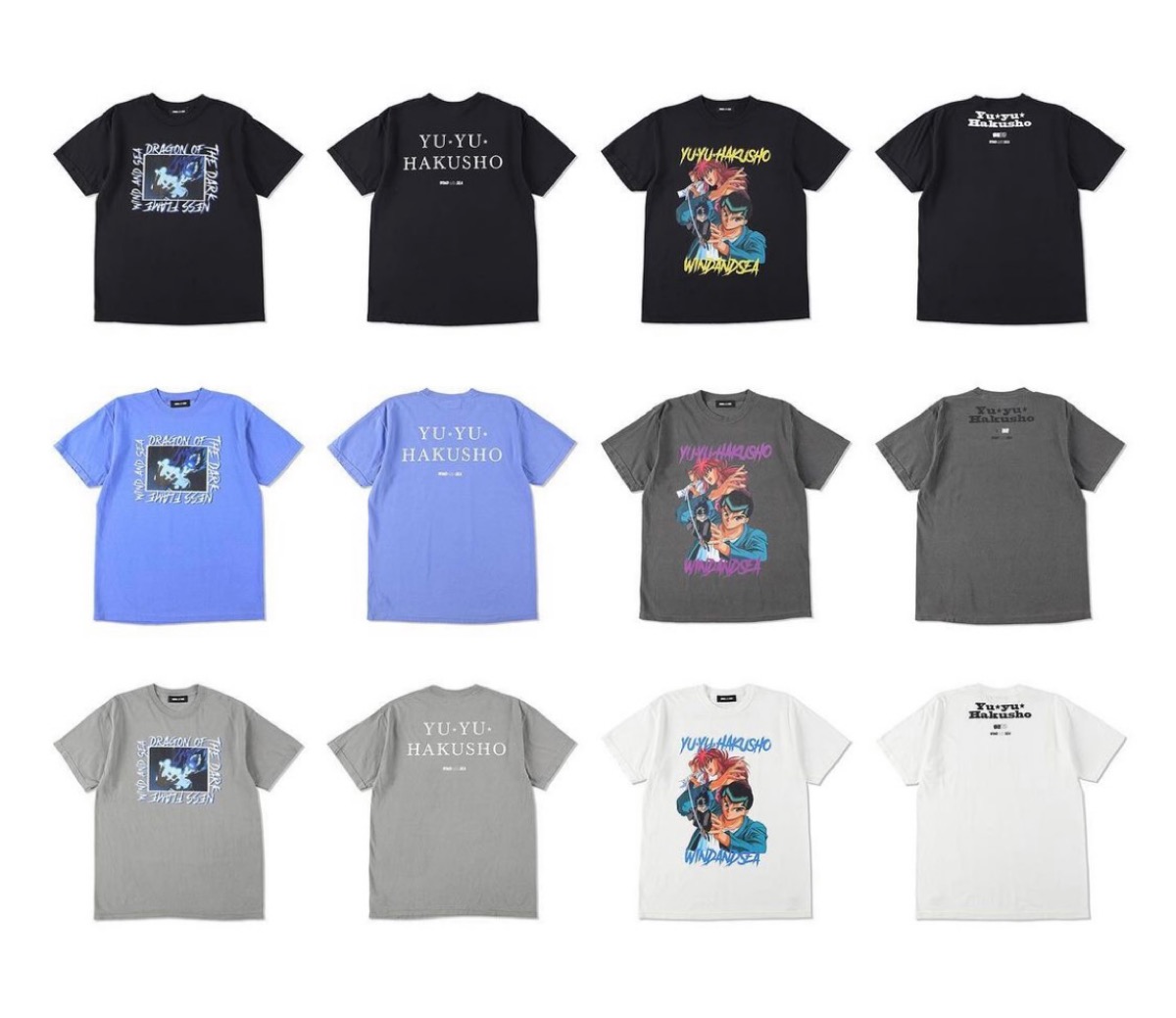 幽☆遊☆白書 × WIND AND SEA コラボコレクションが国内2月26日に発売