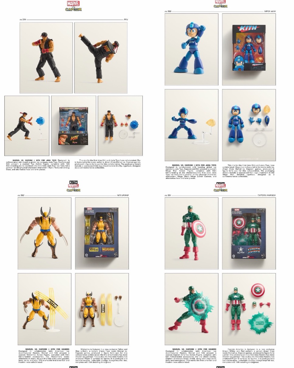 Kith x Marvel vs. Capcom コラボコレクションが国内11月15日より発売