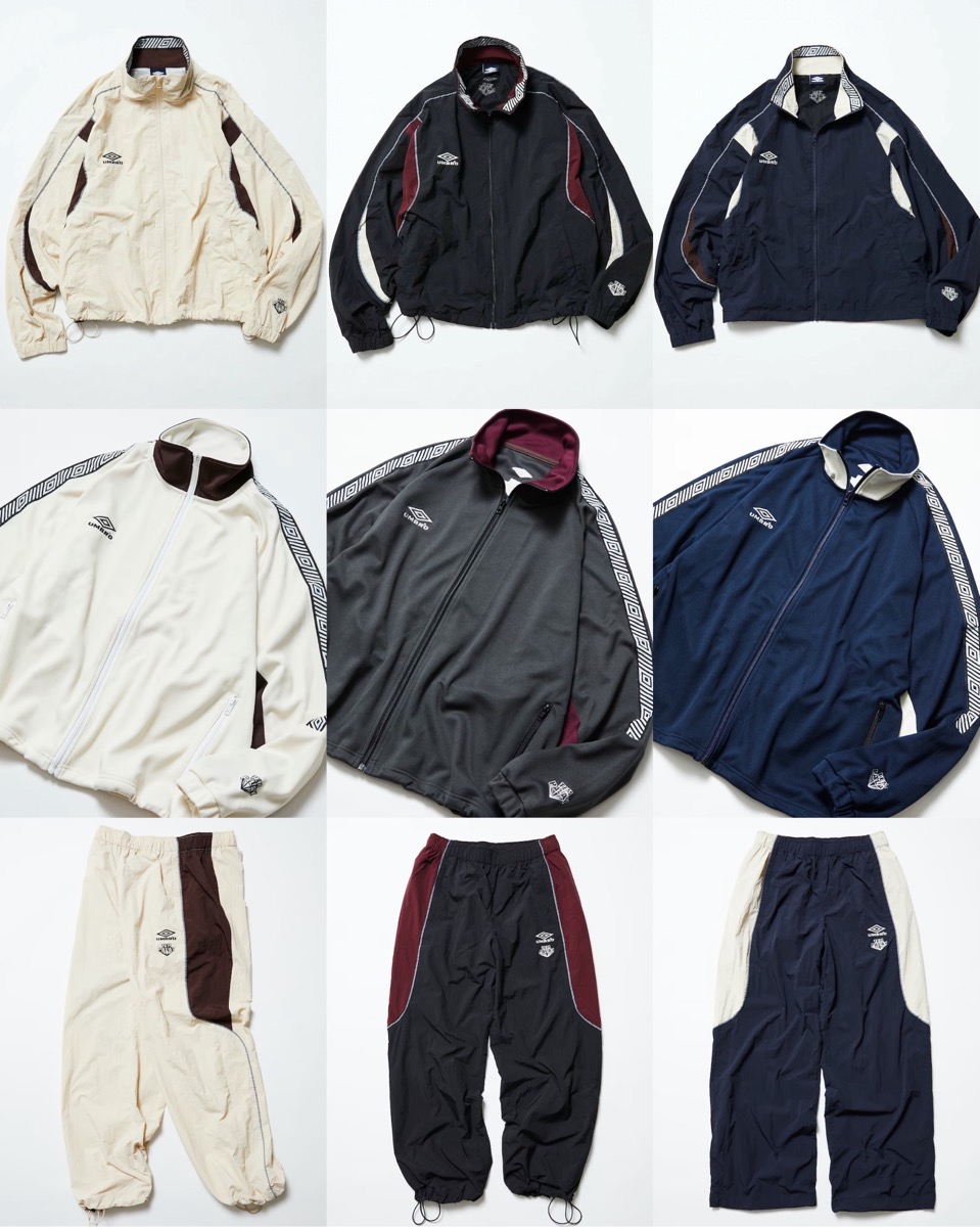 UMBRO x Tempalay x FREAK'S STORE 別注トラックスーツが国内発売開始