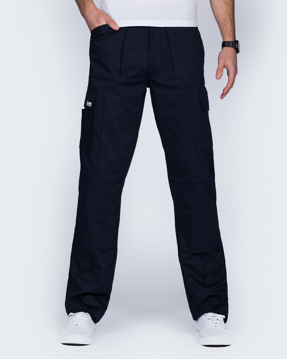 Ed Baxter Multi Pocket Extra Tall Tradesmen Workwear Trousers