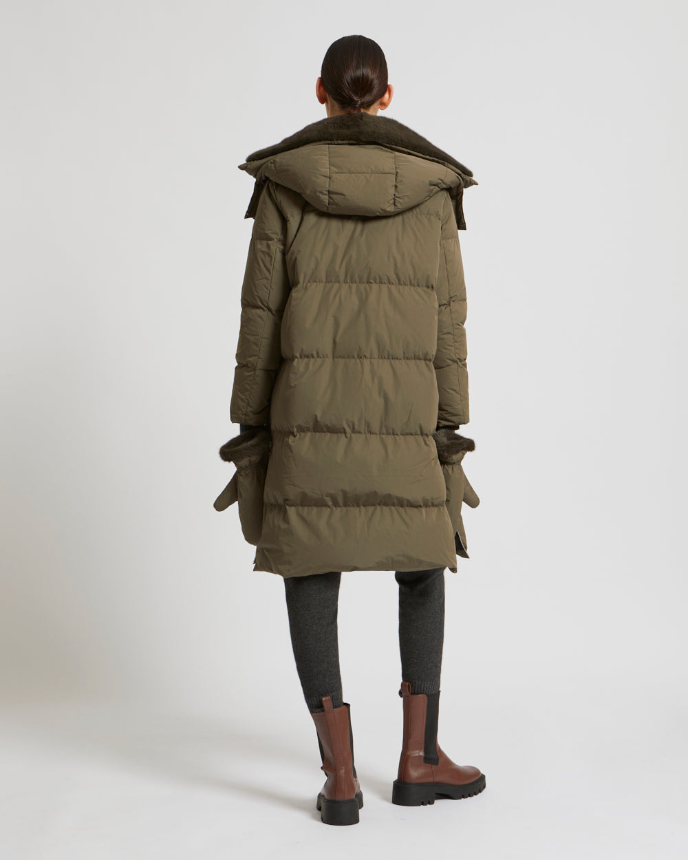 ダントン INSULATION HOODED COAT 40size OLIVE DANTON ダントン