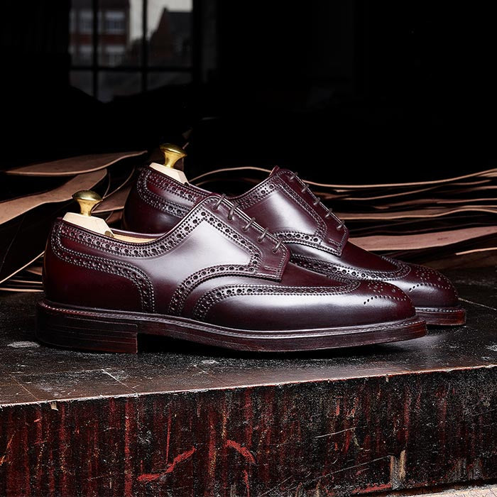 The Full Works: Burgundy Shell Cordovan – Crockett & Jones US