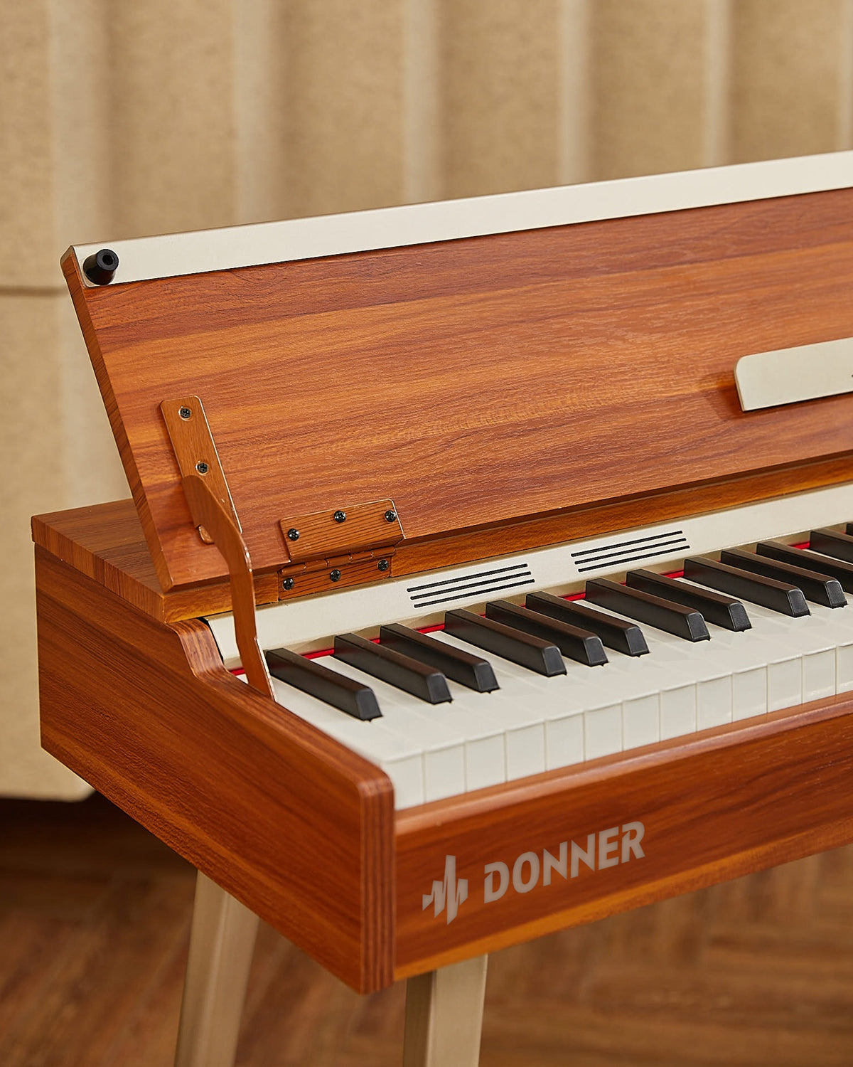 DDP-80 PLUS 88 Key Weighted Wooden Digital Piano with Cover Donner