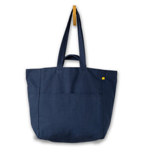 Fluf Big Roomy Multi-Pocket Box Tote | Nutmeg