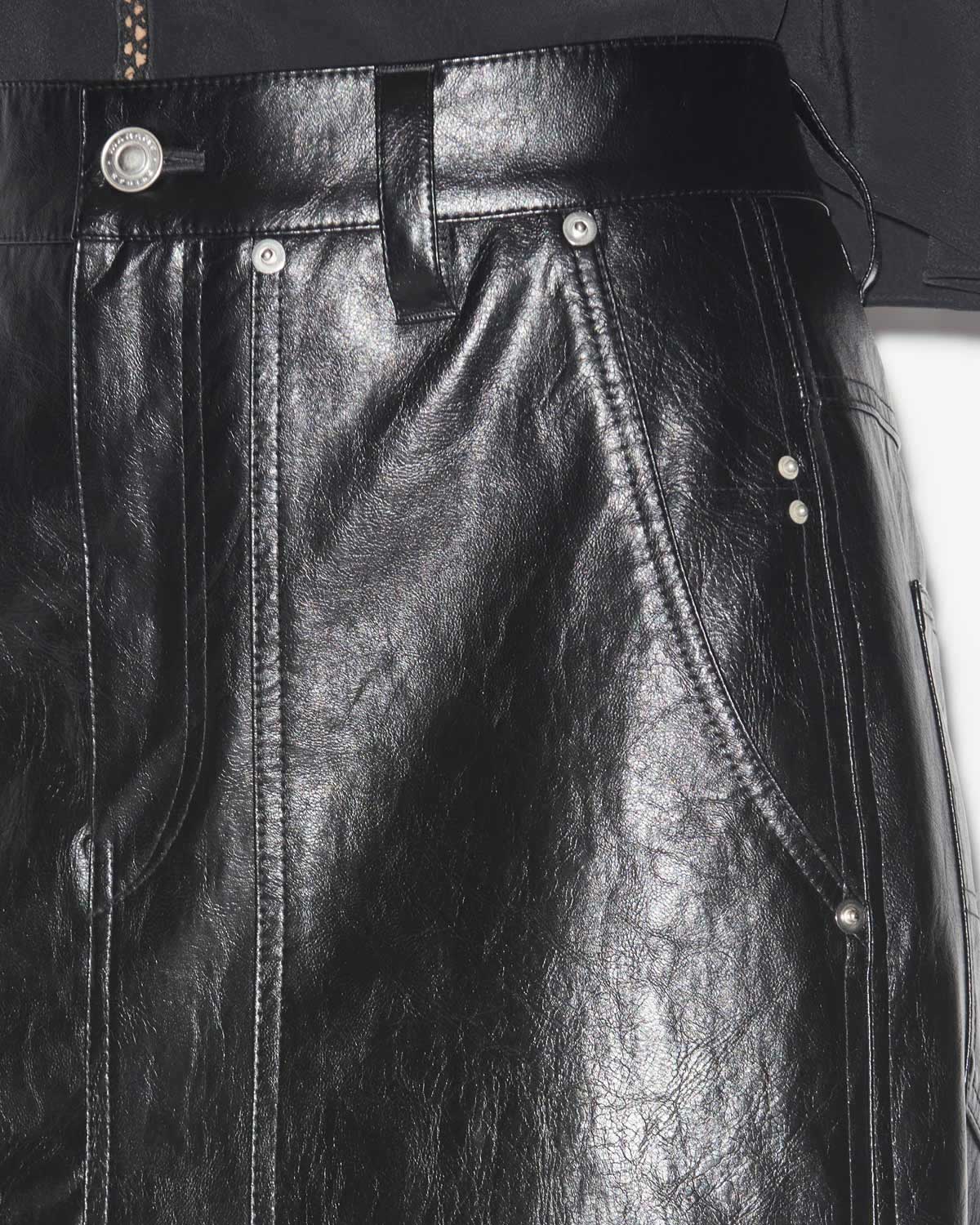 Angele skirt Woman black | ISABEL MARANT Official online store