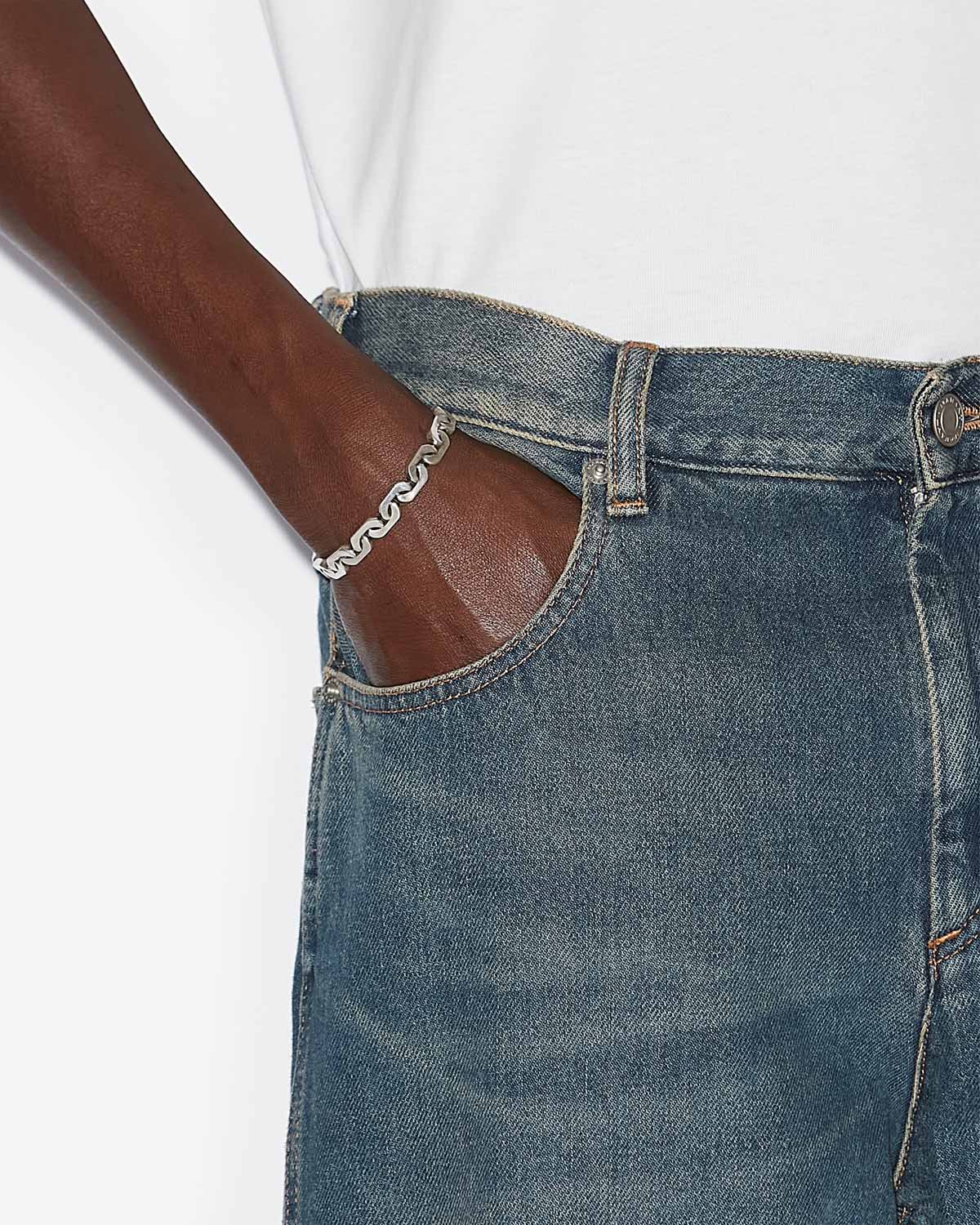 BE HAPPY MAN BRACELET Man silver | ISABEL MARANT Official online store