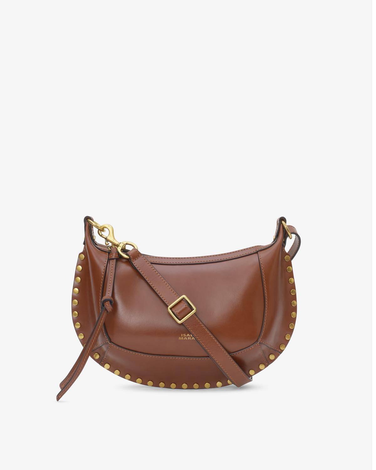 Oskan Moon Bag Woman cognac | ISABEL MARANT Official online store