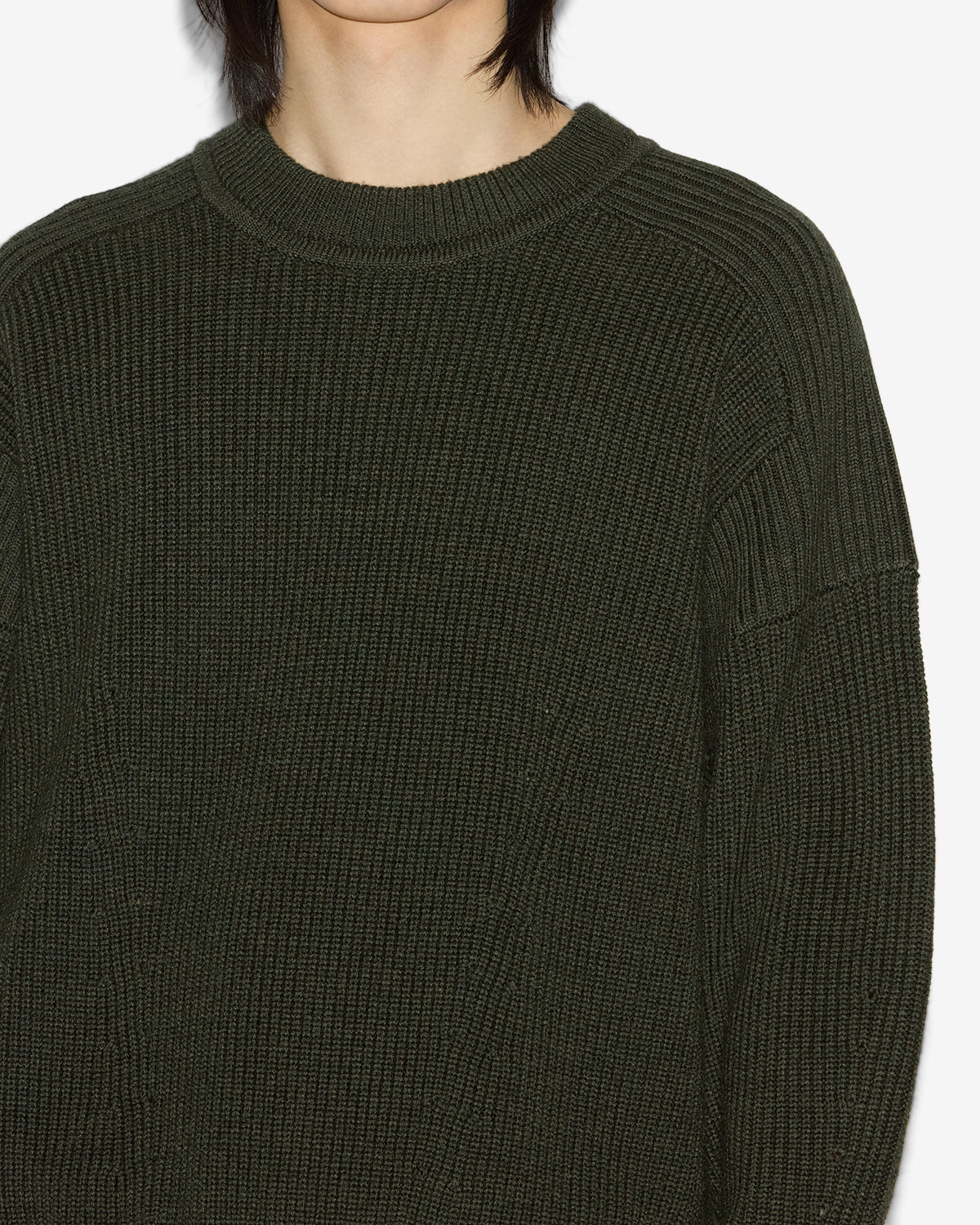 BARRY SWEATER Man khaki | ISABEL MARANT Official online store