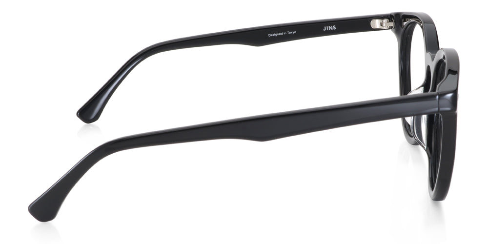 Black Round Glasses incl. $0 High Index Lenses with Saddle Bridge