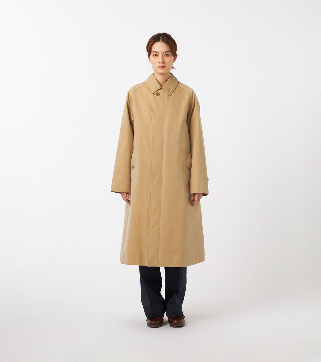 2L Cotton GORE-TEX Balmacaan Coat – nanamica NEW YORK