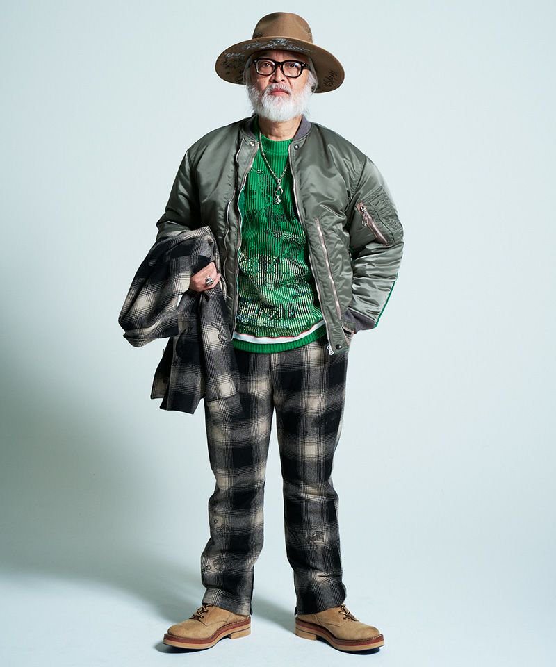 予約商品2022aw] SEVESKIG/セブシグ/ Jacquard pile MA-1-Reversible