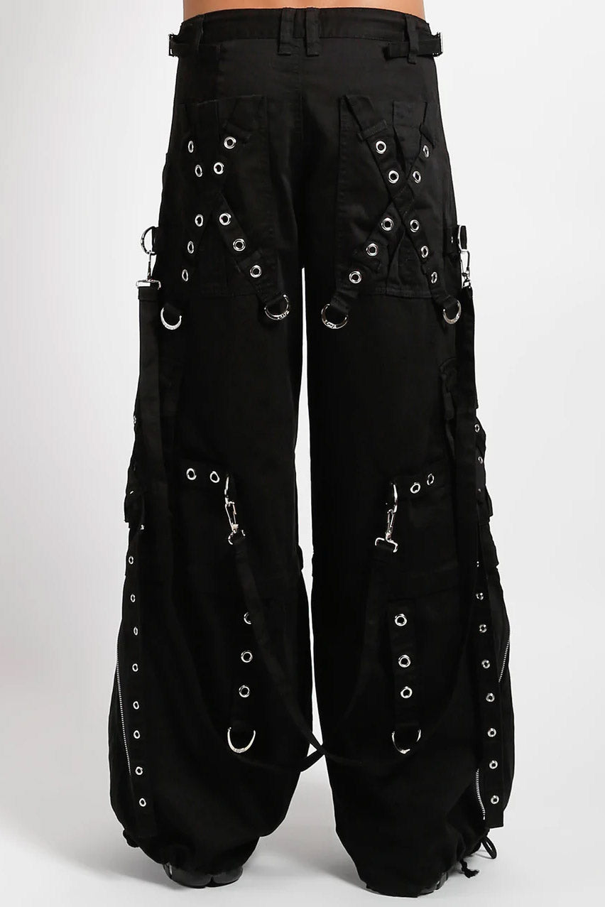 Tripp NYC X-Strap Zip Off Pants [BLACK/BLACK] – VampireFreaks