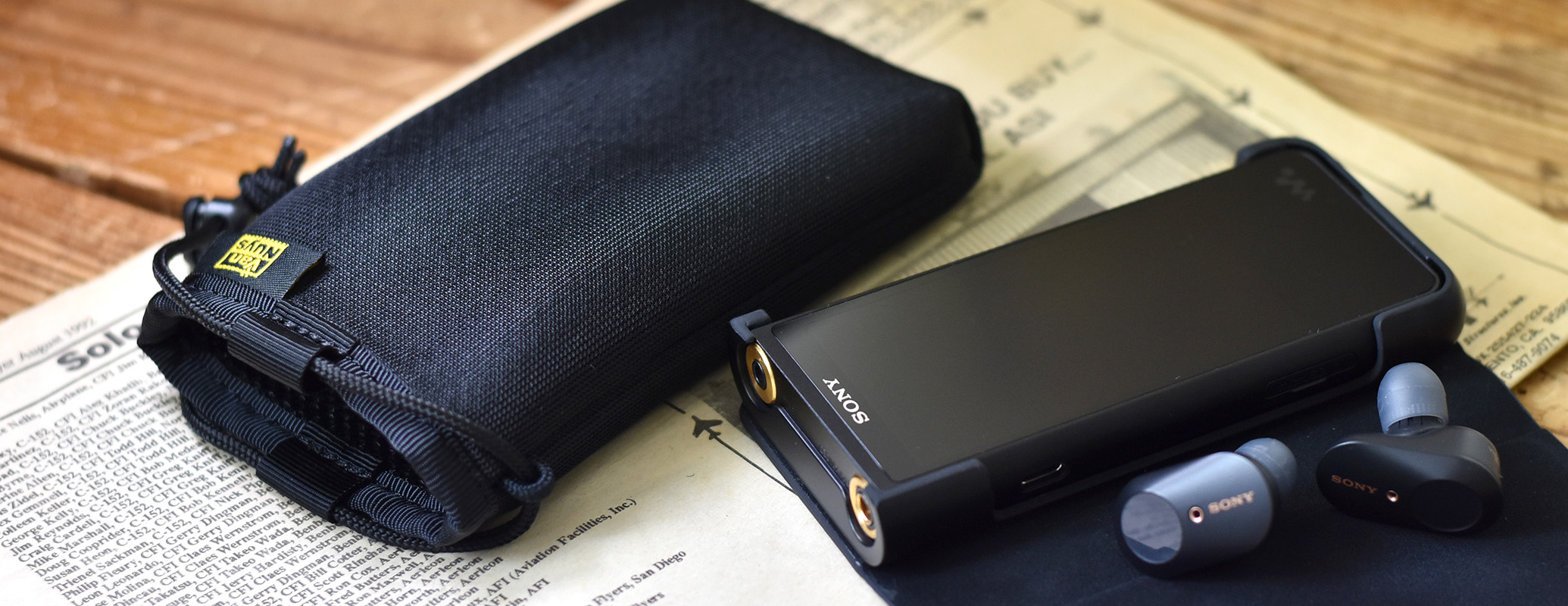 E108：SONY ウォークマン ZX500シリーズ用 ふわふわケース