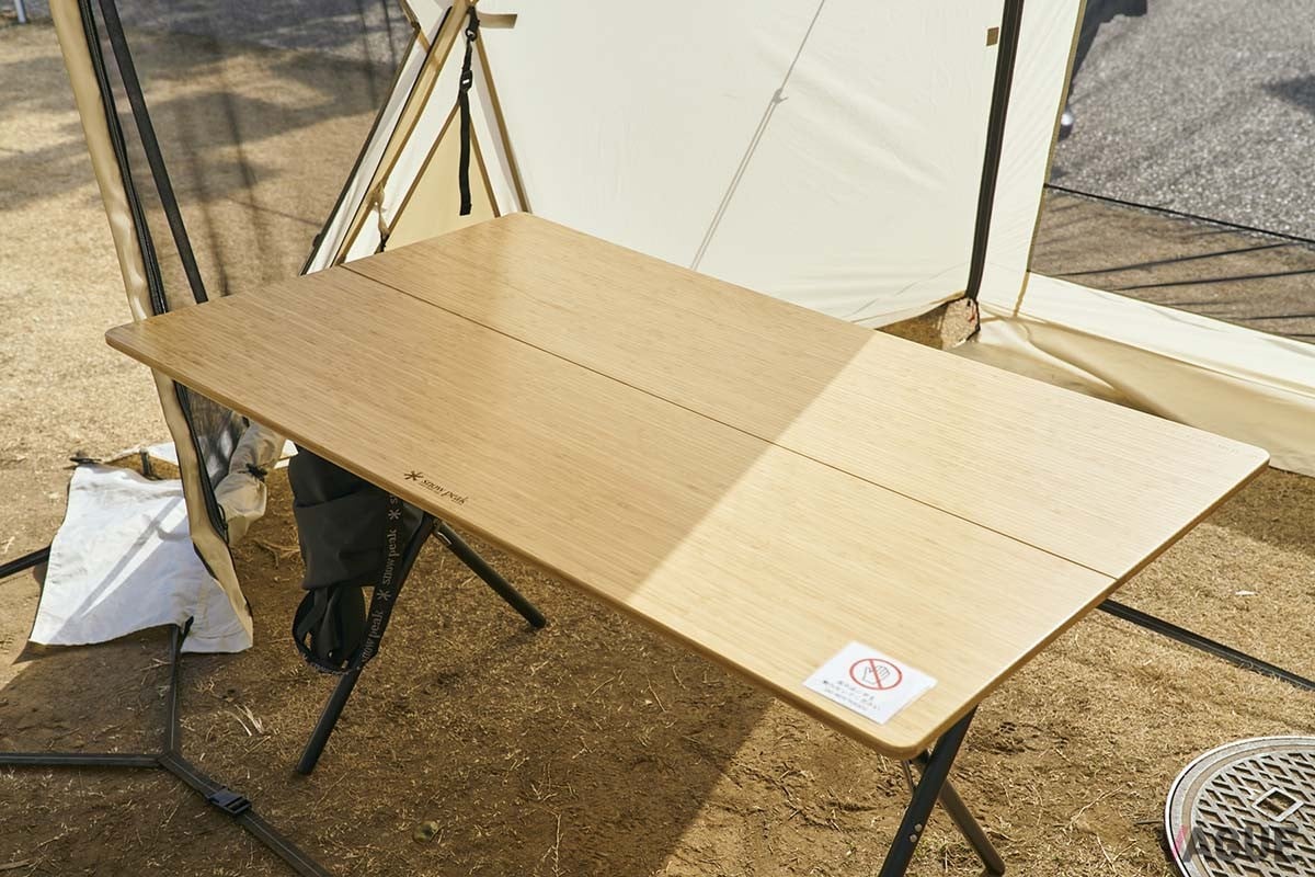 最終値下げ: Peak スノーピーク ワンアクションテーブルロング竹 ワン