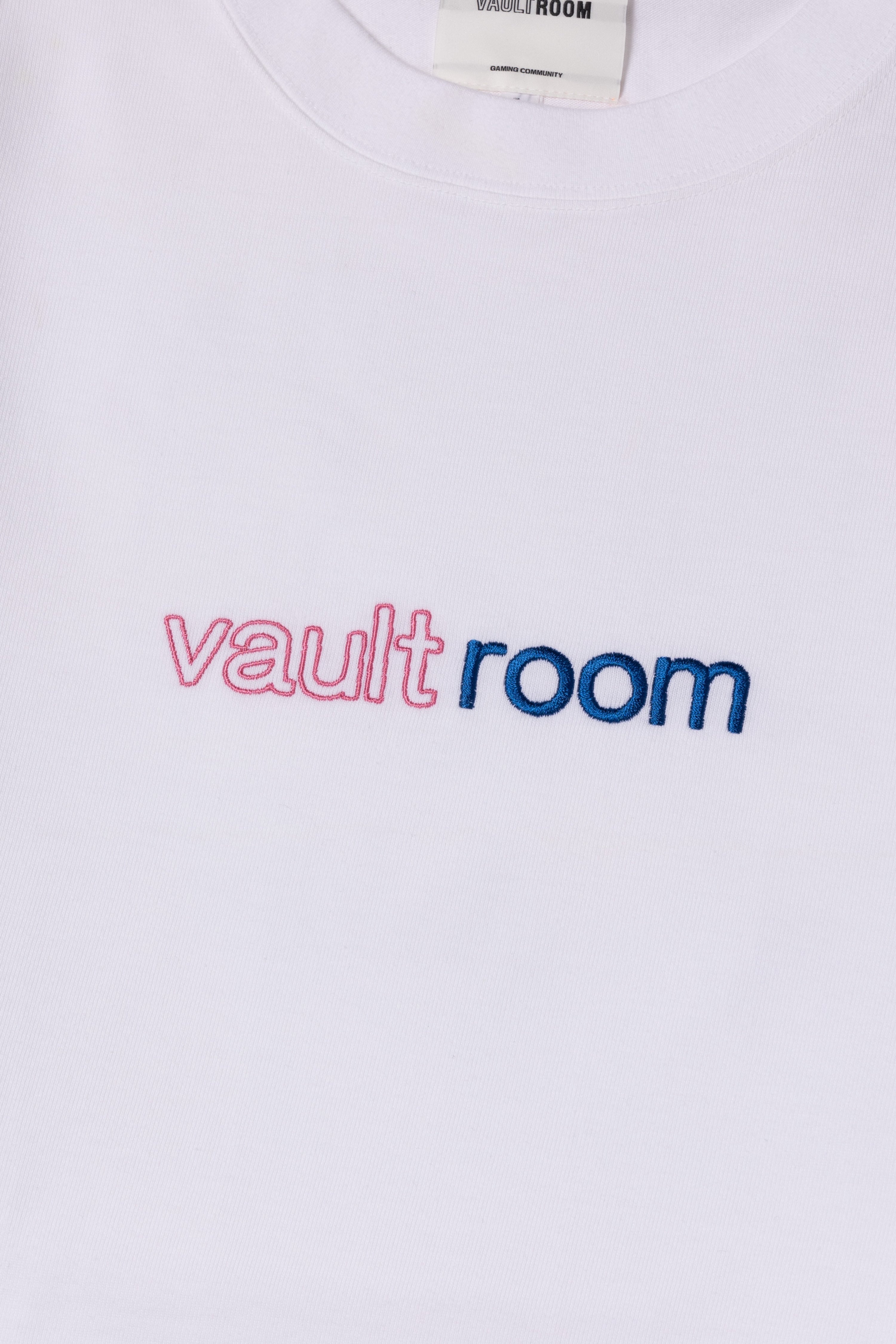 valtroom × nqrse L/S TEE / WHITE – VAULTROOM