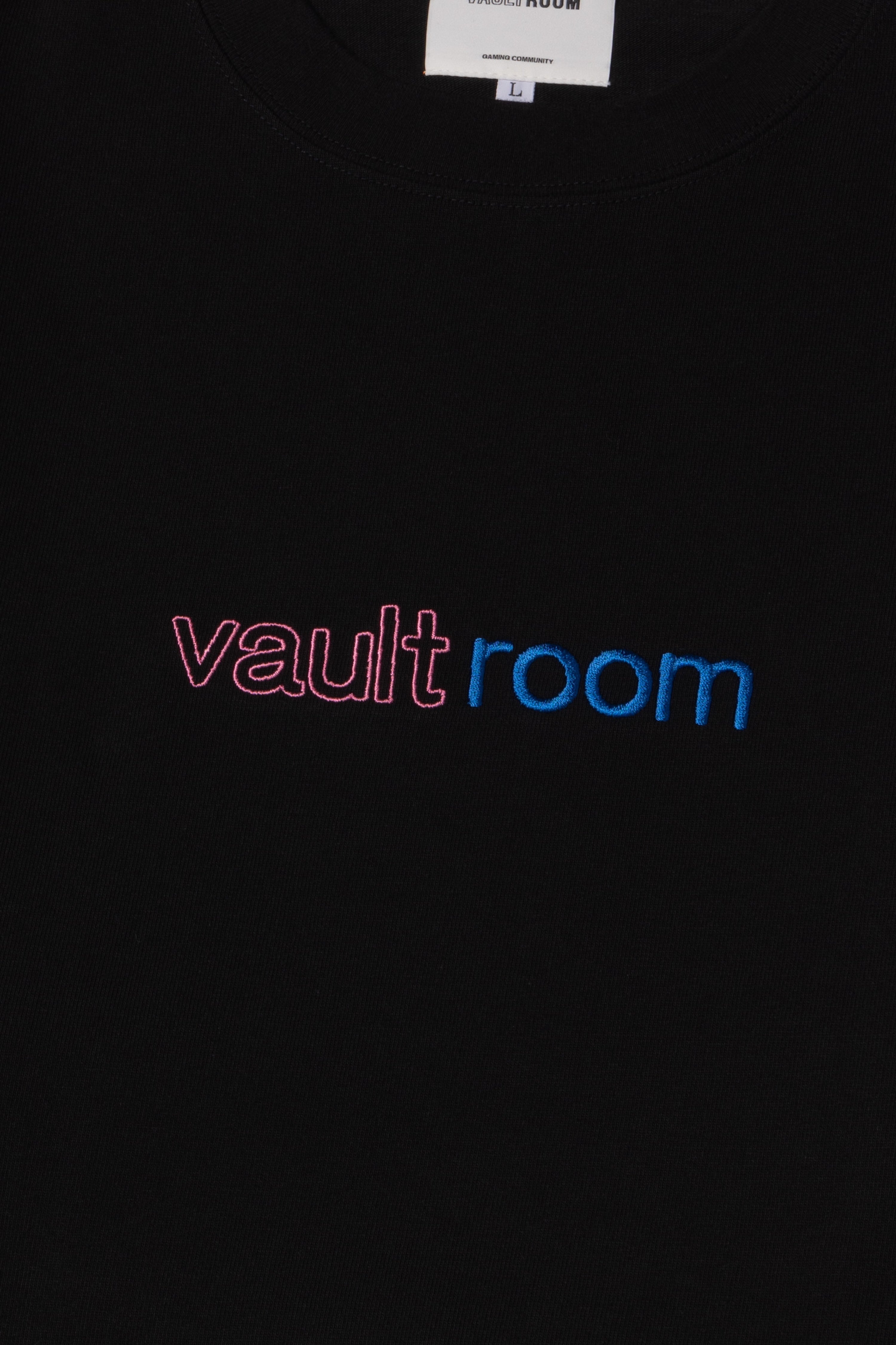 valtroom × nqrse L/S TEE / BLACK – VAULTROOM