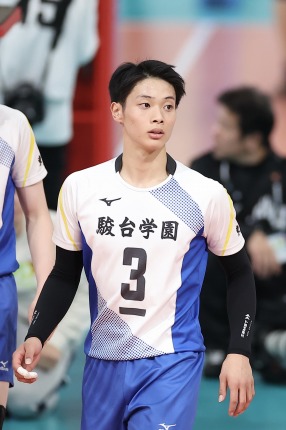 駿台学園バレーボールTシャツ練習着 駿台学園バレー練習着 駿台学園
