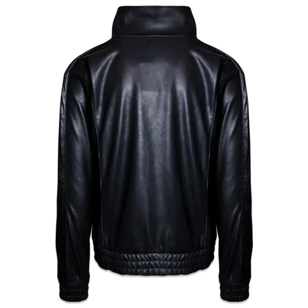 LAST NEST(ラストネスト)商品ページ - Faux Leather Track Jacket