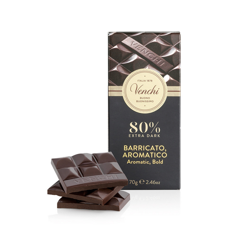 80％ エクストラダーク チョコレート アロマティック バー 116685