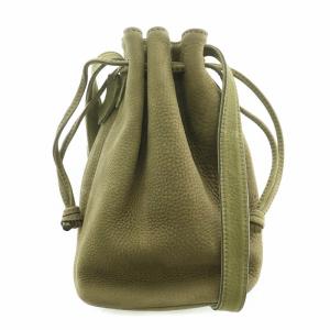 オールドコーチ 巾着バッグ ショルダーバッグ レザー ロゴチャーム