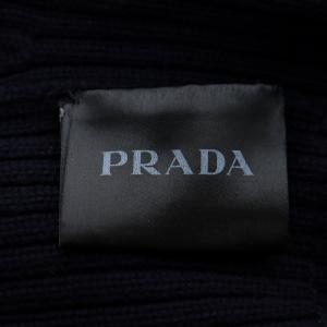 ネックウォーマー ニット 紺 ネイビー（2025/02/09買取） - PRADA