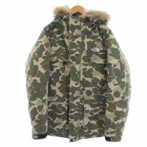 700フィル ヌプシダウンジャケット 迷彩 カモフラ ジップアップ M