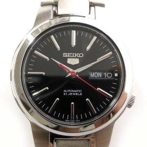 SEIKO5 7S26-02N0 腕時計 自動巻き デイデイト ステンレスバンド
