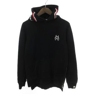 WGM シャークパーカー プルオーバー スウェット タイガープリント ロゴ