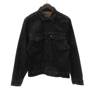 70649-0259 先染めブラック デニムジャケット J02 80s ヴィンテージ