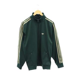 ジップアップトラックジャケット ブルゾン ジャージ XS 緑 グリーン