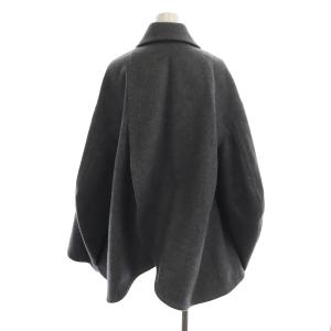 ENFOLDエンフォルド2wayケープコートグレーS