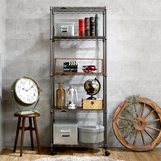 週末限定10%OFF】 [19mm] 幅60 5段 (幅59.5×奥行34.5×高さ155cm