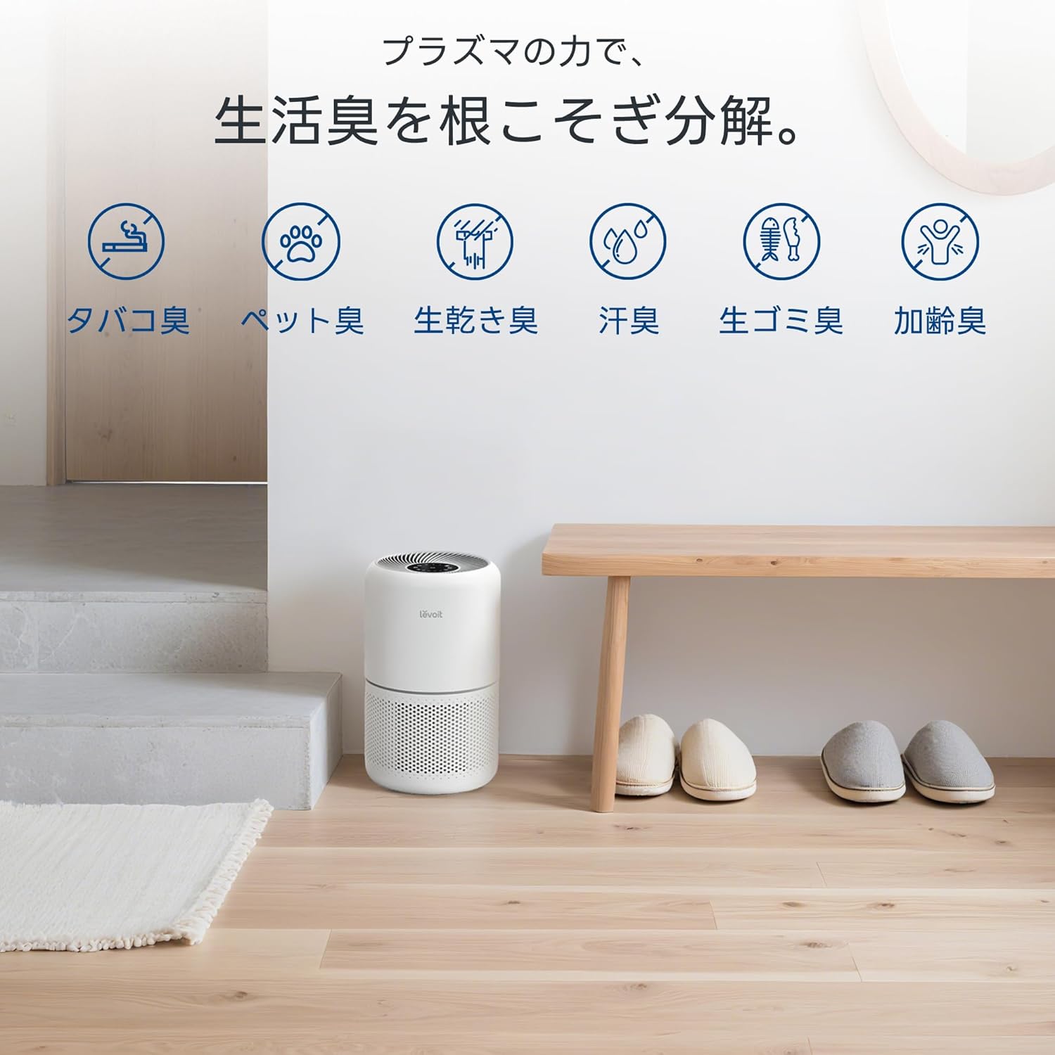Levoit Core 300 Pro 空気清浄機(プラズマ付き)