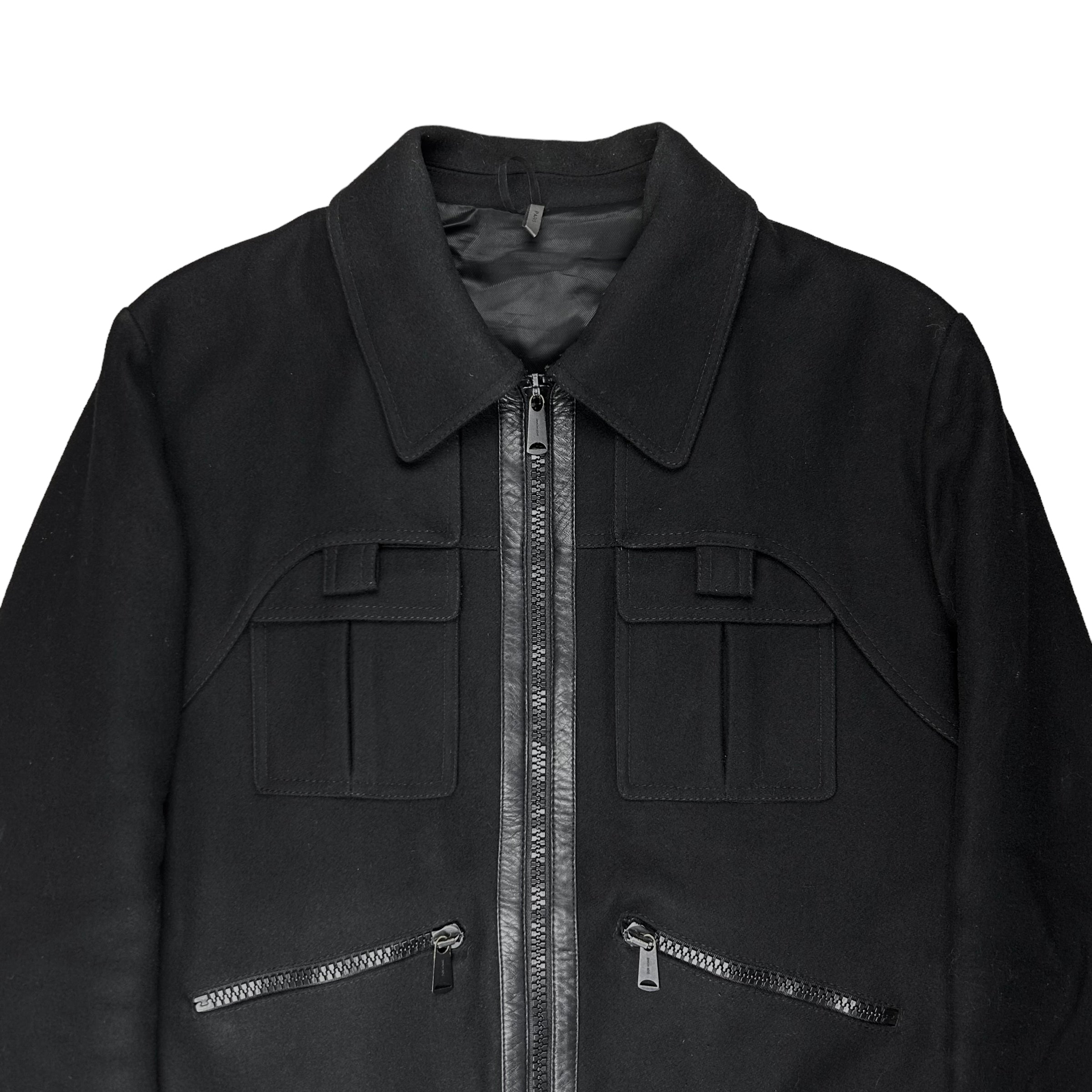 Dior Homme Panel Layer Wool Bomber Jacket - AW06 – Vertical Rags