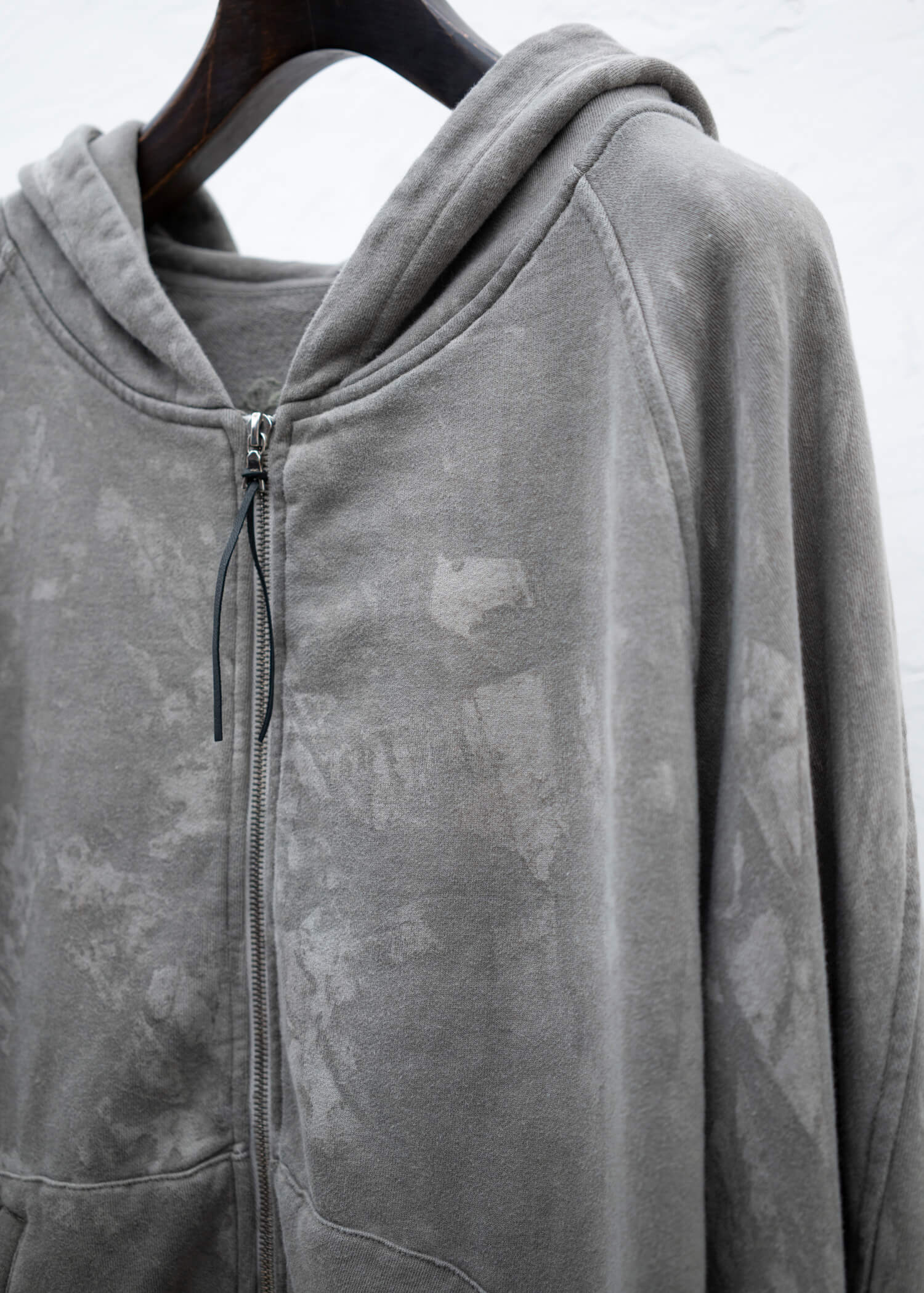 Professor.E Dirt Zip-up / Mud Dyed Grey – VISION OF FASHION