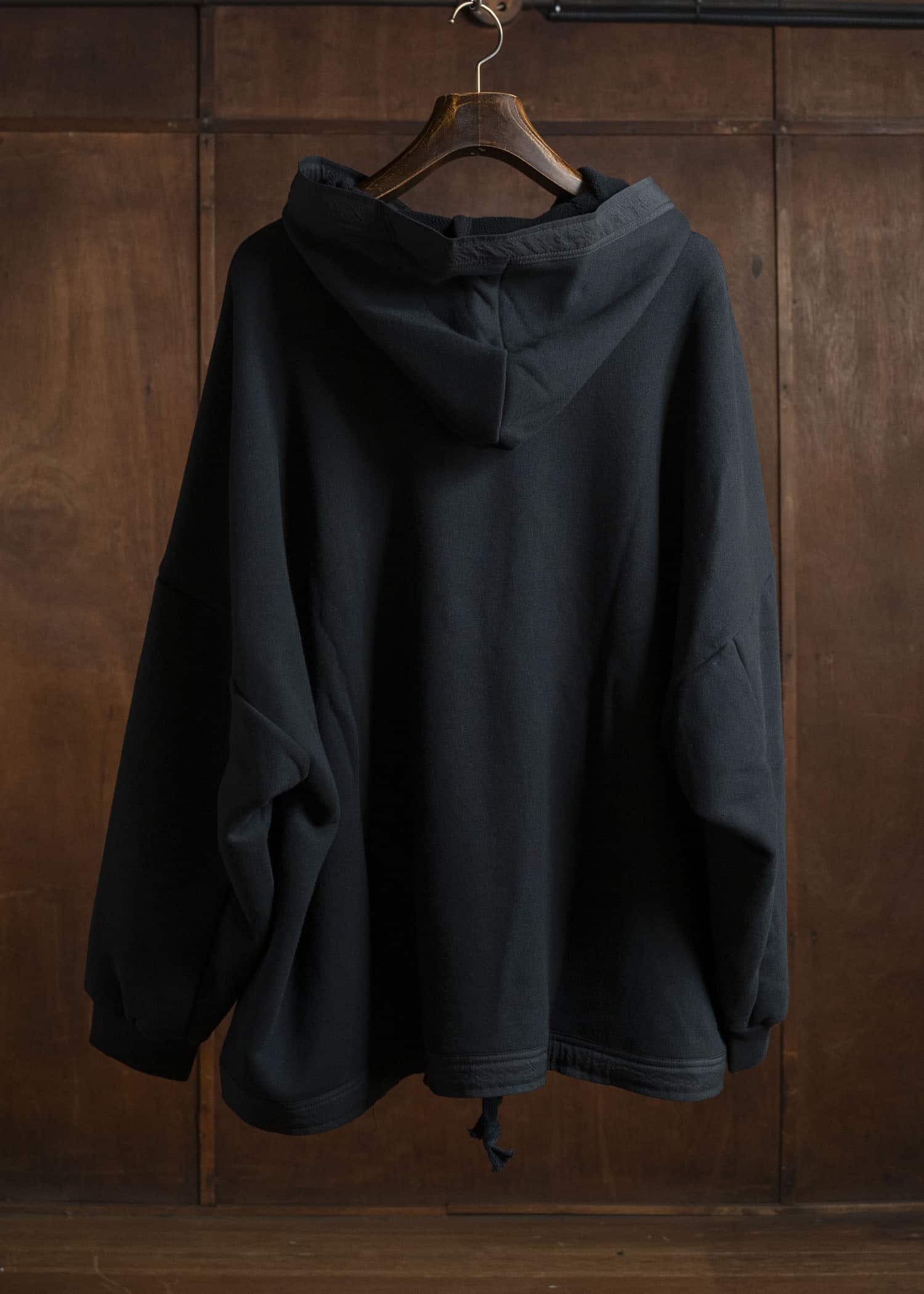 JAN-JAN VAN ESSCHE SWEAT#59 OVERSIZED HOODED SWEATSHIRT Cotton Yak