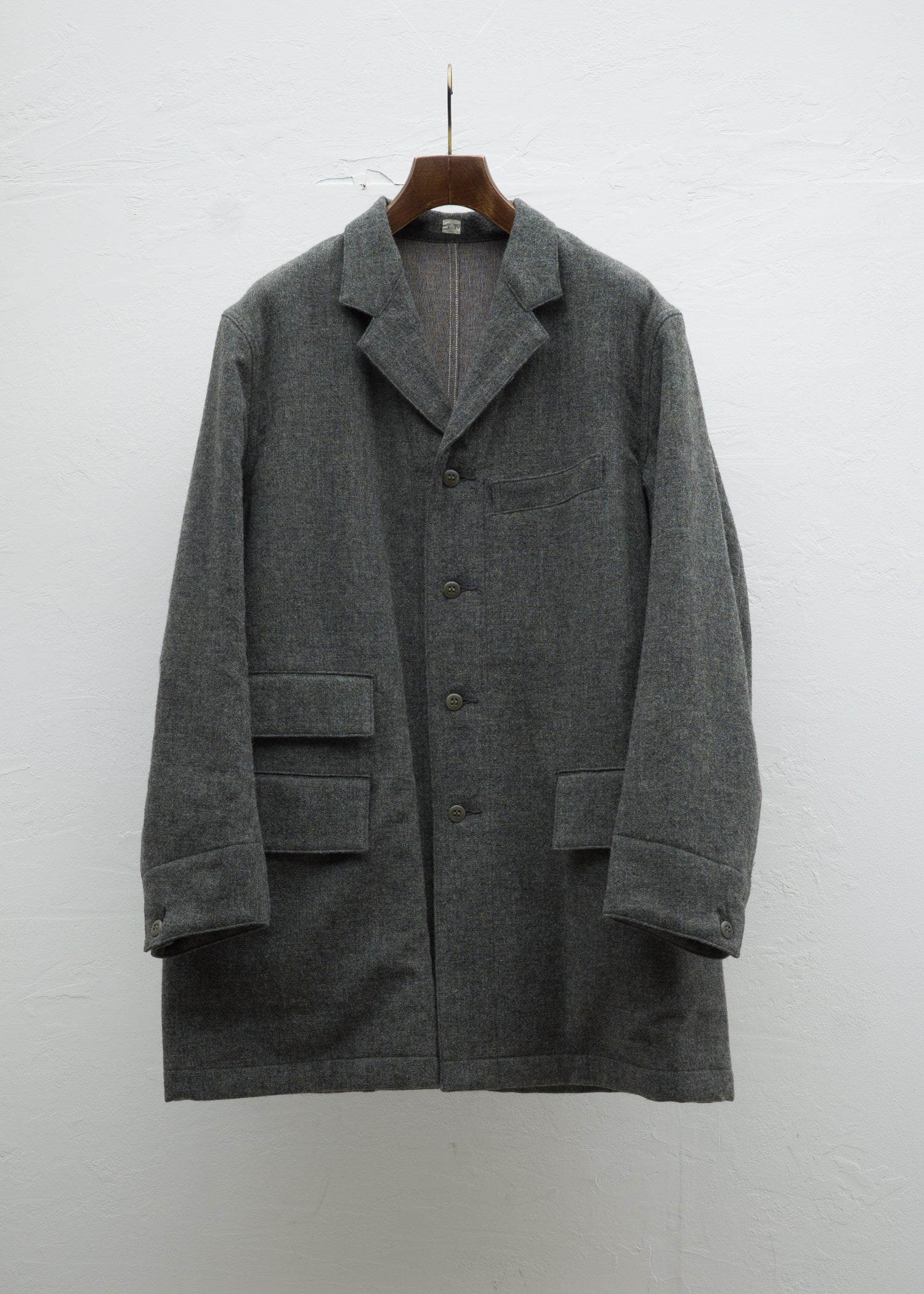 Taiga Takahashi LOT .401 ENGINEER COAT / MELANGE GRAY – VISION OF